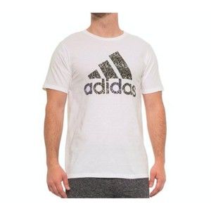 adidas T-Shirt Badge of Sport Camo Logo Graphic Men's T-shirt Tee Shirt Size L